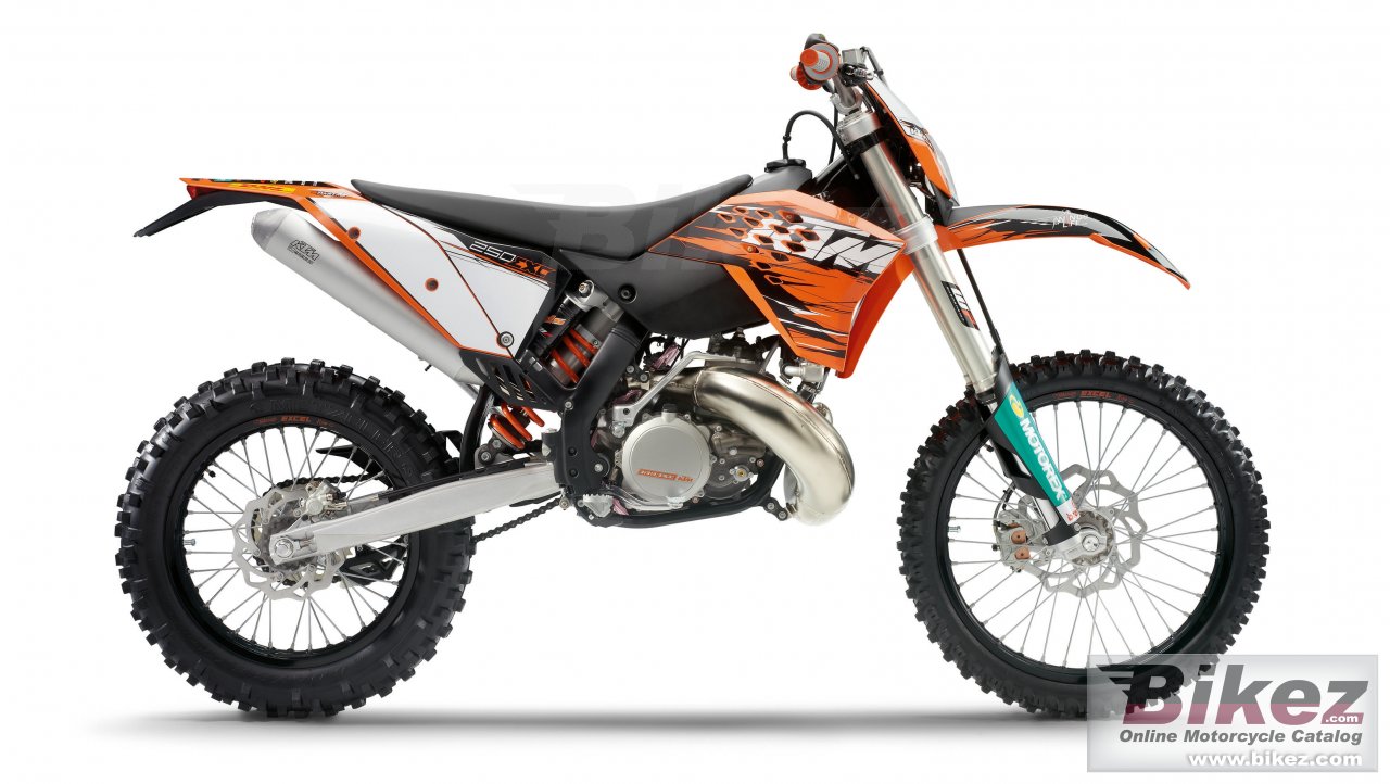 Big KTM 250 exc picture and wallpaper from Bikez.com